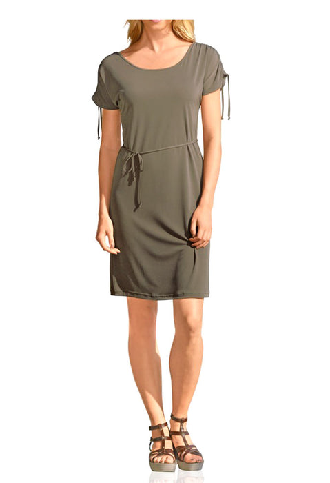 Marken Kleid Khaki